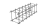 Квадратный арматурный каркас (хомут А1 Ф6) 300x300мм фото