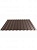 Профнастил окрашенный 0.5x1150 шоколадно-коричневый фото