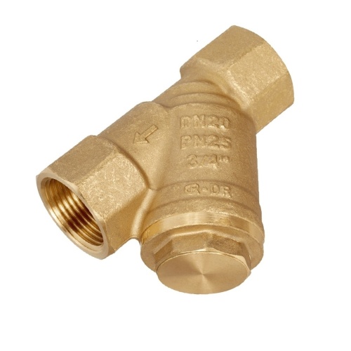 Фильтр сетчатый латун Y-обр Ду15 500 мкм Ру16 м/м 110C ГАЛЛОП 118001 арт.1213397