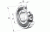 Подшипник 16006 2RS (7000106) 30*55*9мм (шт)