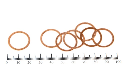 Шайба медная 17х21х0.5