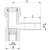 Головная часть седелки с фрезой d63x25 SDR11