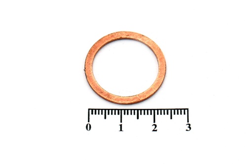 Шайба медная 20х25х1.0